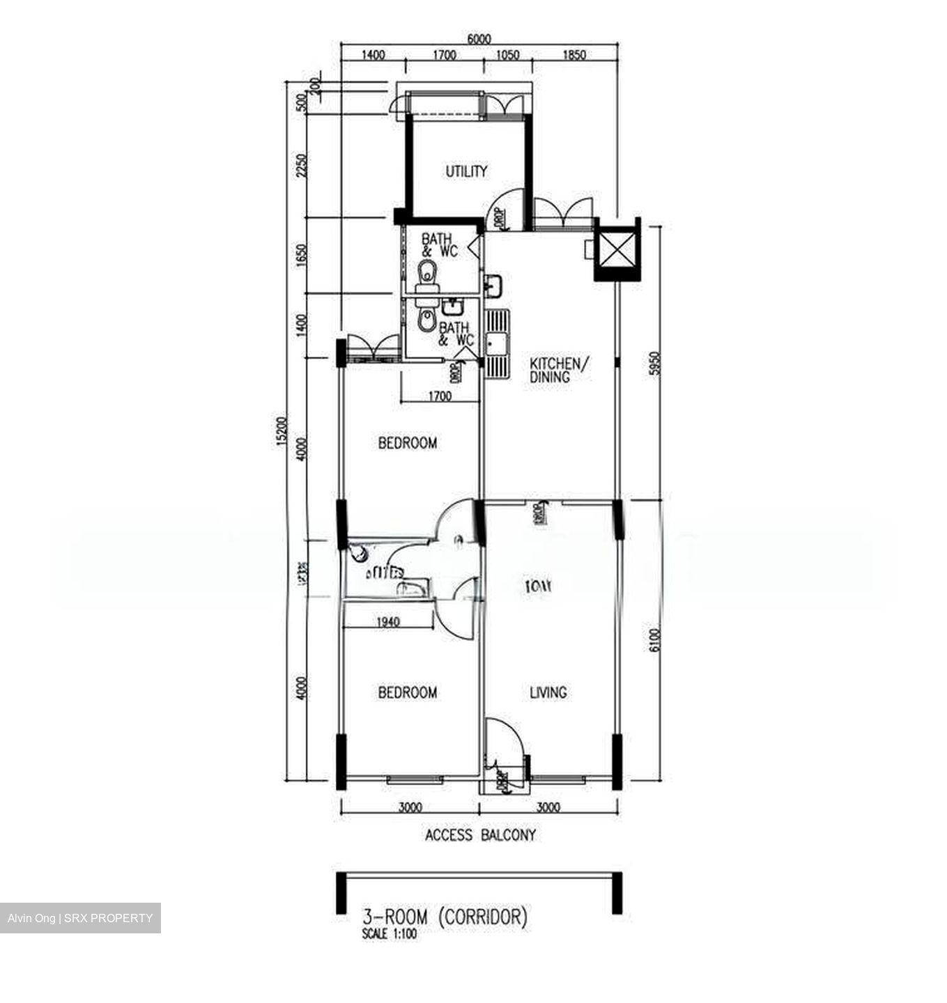Blk 26 Teck Whye Heights II (Choa Chu Kang), HDB 3 Rooms #621718181
